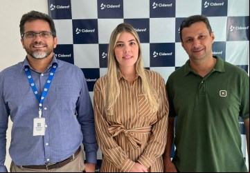 Nova coordenadora, Aline Fidalgo, ao lado de representantes municipais durante reunião do Cidennf em Campos dos Goytacazes