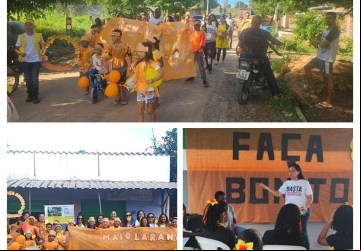 Caminhada, panfletagem e palestras marcaram o evento