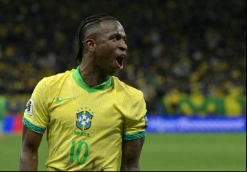 Vini Jr abriu o placar para o Brasil na Neo Química Arena